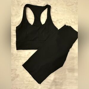 Black Women's exercise set